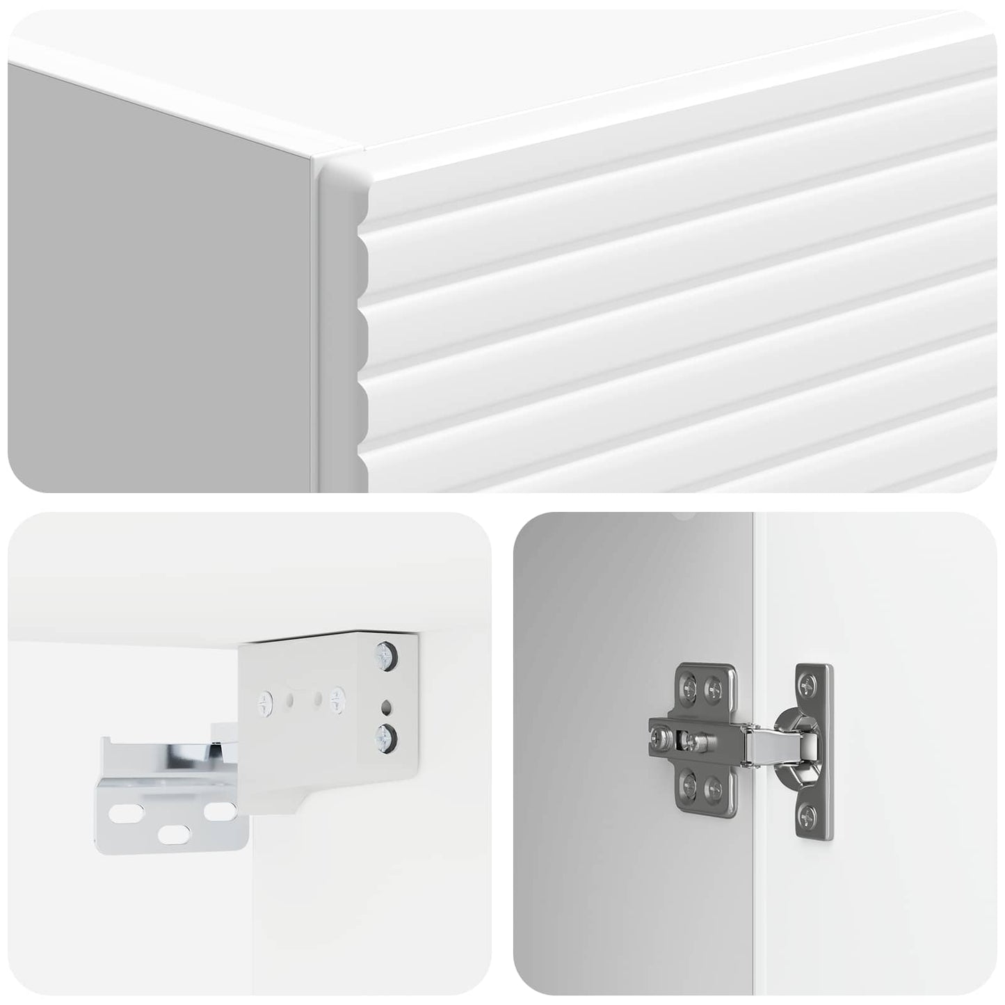 vidaXL Σέτ Ντουλαπιών 2 τμχ. 33 x 34,5 x 90 εκ Επεξεργασμένο Ξύλο