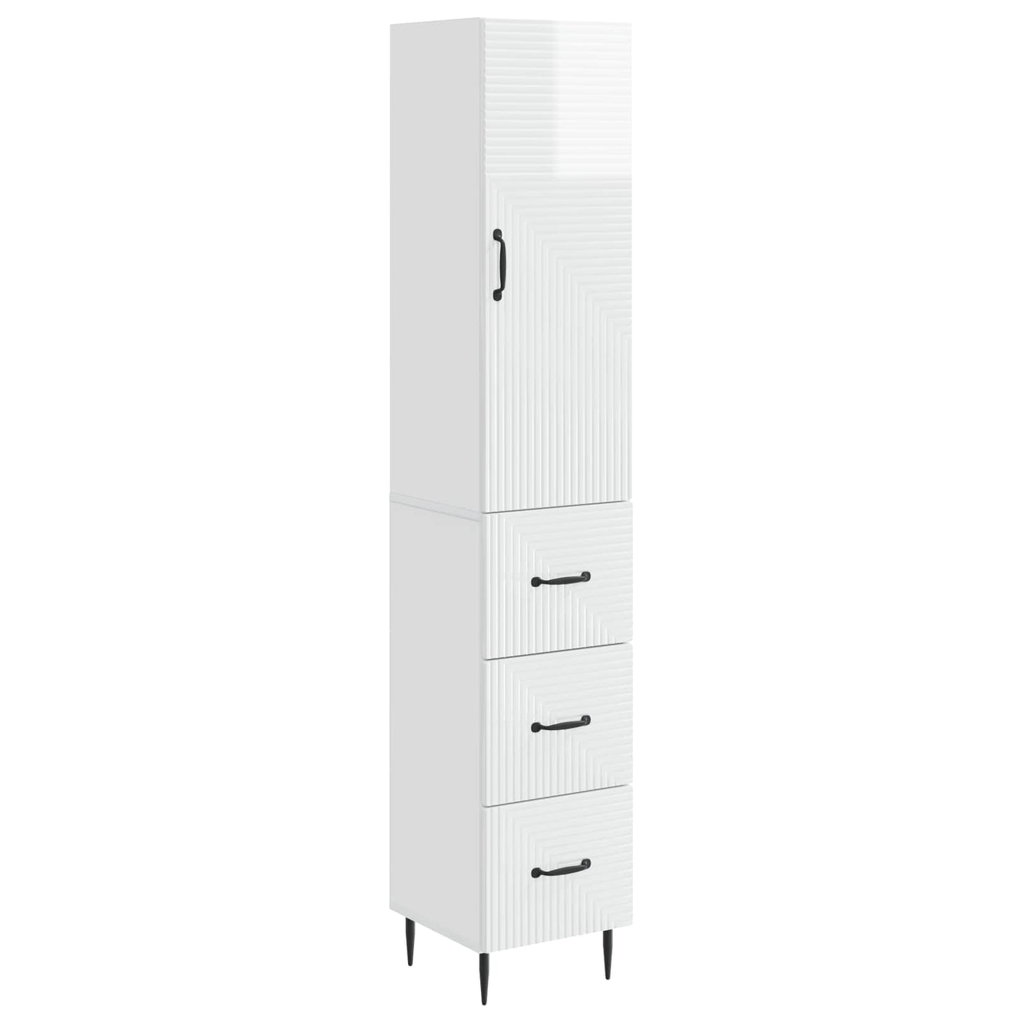 vidaXL Σέτ Ντουλαπιών 2 τμχ. 33 x 34,5 x 90 εκ Επεξεργασμένο Ξύλο