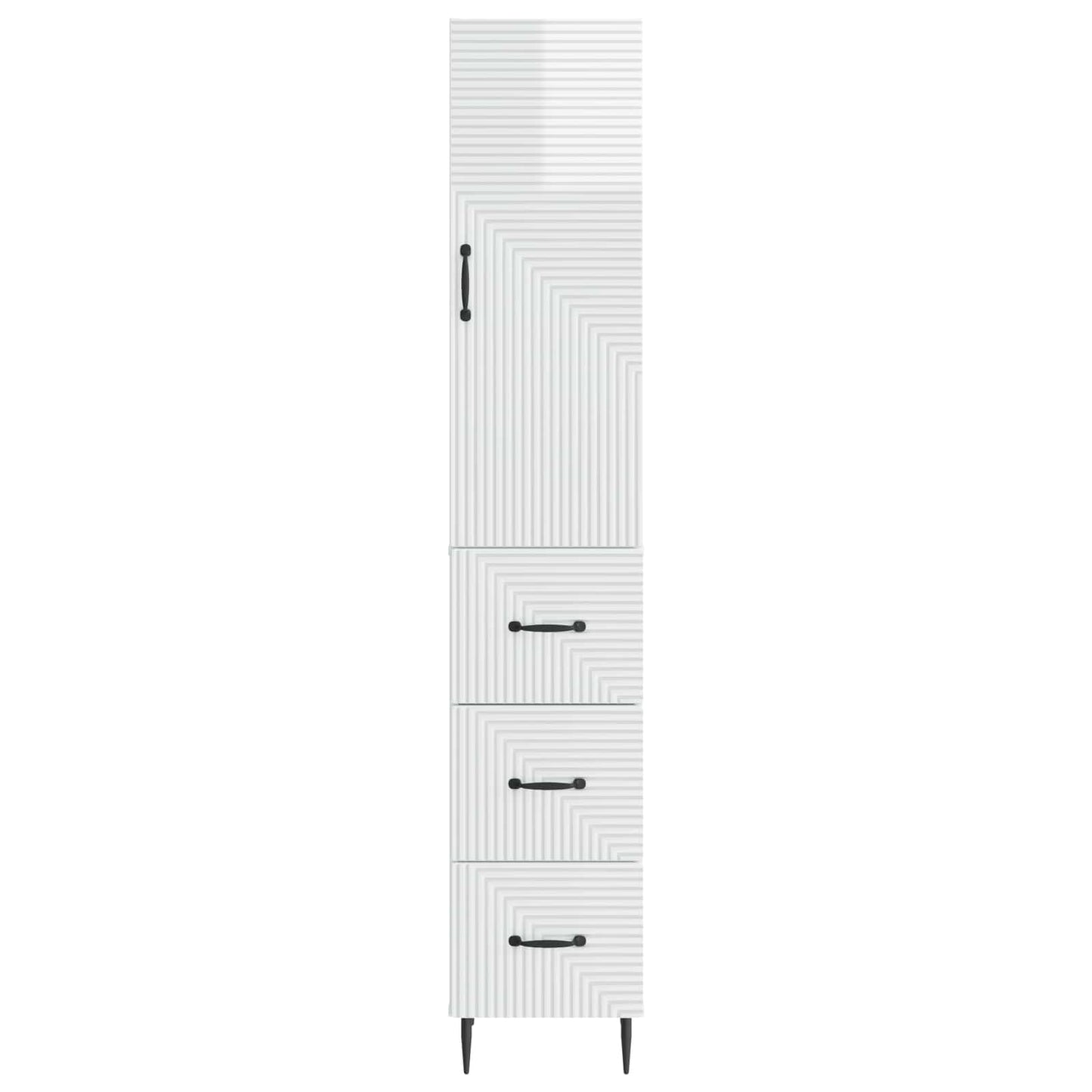 vidaXL Σέτ Ντουλαπιών 2 τμχ. 33 x 34,5 x 90 εκ Επεξεργασμένο Ξύλο