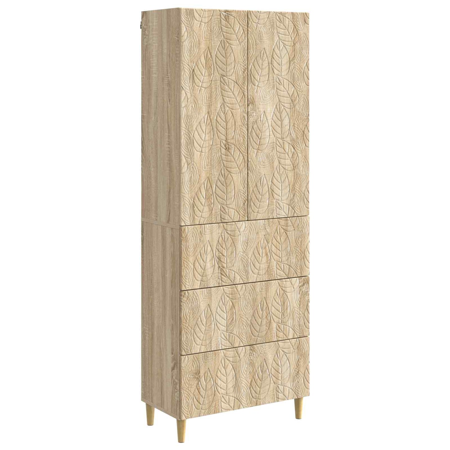 vidaXL Σέτ Ντουλαπιών 2 τμχ. 66 x 34,5 x 90 εκ Επεξεργασμένο Ξύλο