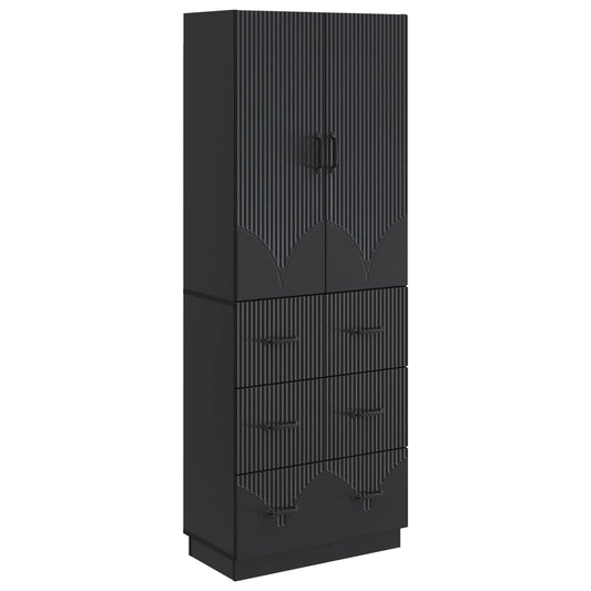 vidaXL Σέτ Ντουλαπιών 2 τμχ. 66 x 34,5 x 87 εκ. Επεξεργασμένο Ξύλο