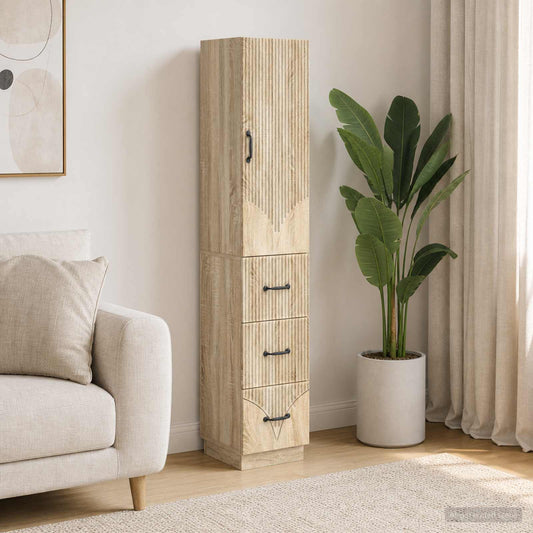 vidaXL Σέτ Ντουλαπιών 2 τμχ. 33 x 34,5 x 87 εκ. Επεξεργασμένο Ξύλο