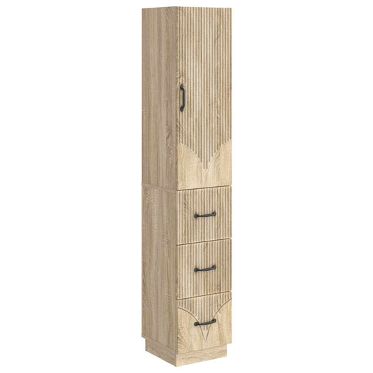vidaXL Σέτ Ντουλαπιών 2 τμχ. 33 x 34,5 x 87 εκ. Επεξεργασμένο Ξύλο