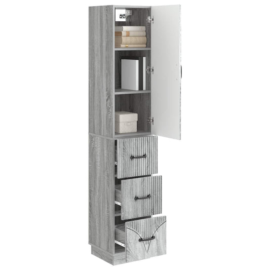vidaXL Σέτ Ντουλαπιών 2 pcs Γκρι Sonoma 33 x 34,5 x 87 εκ.