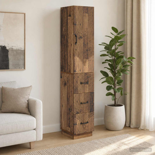 vidaXL Σέτ Ντουλαπιών 2 τμχ. 33 x 34,5 x 87 εκ. Επεξεργασμένο Ξύλο
