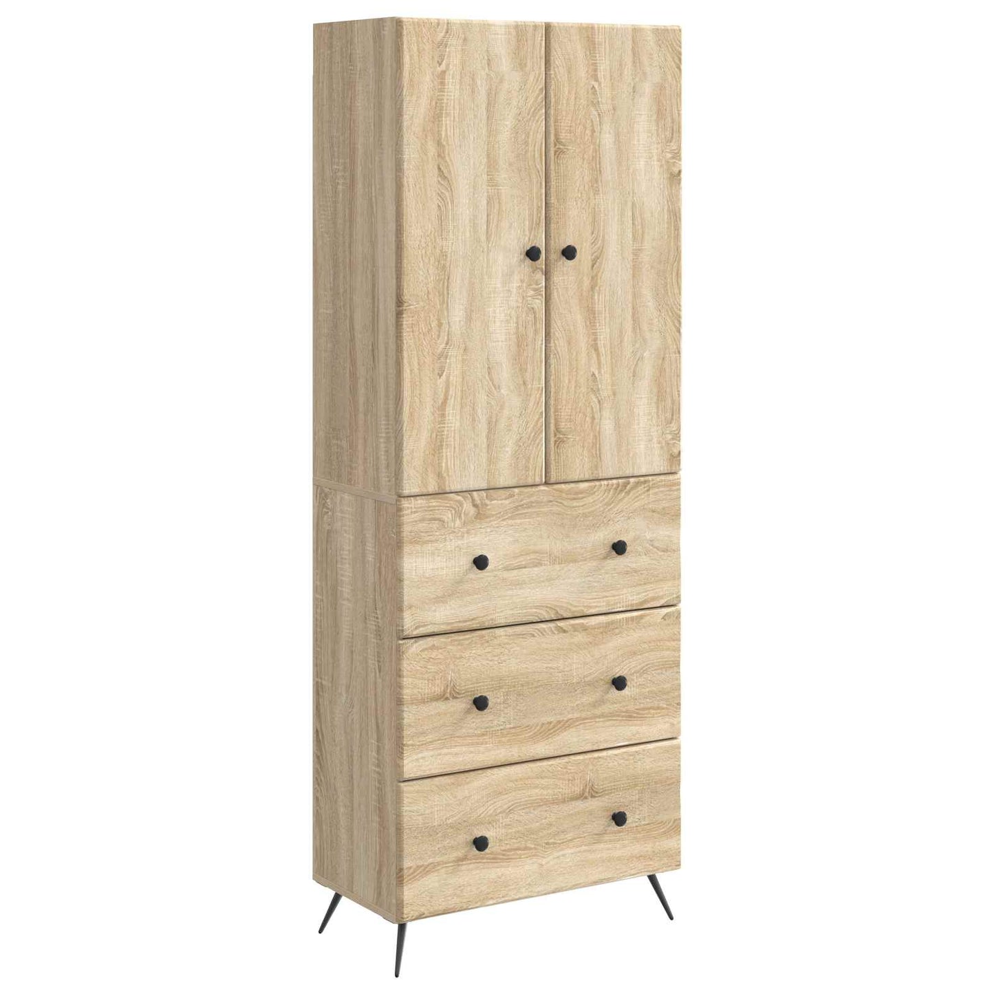 vidaXL Σέτ Ντουλαπιών 2 pcs Sonoma Δρυς 66 x 34,5 x 90 εκ