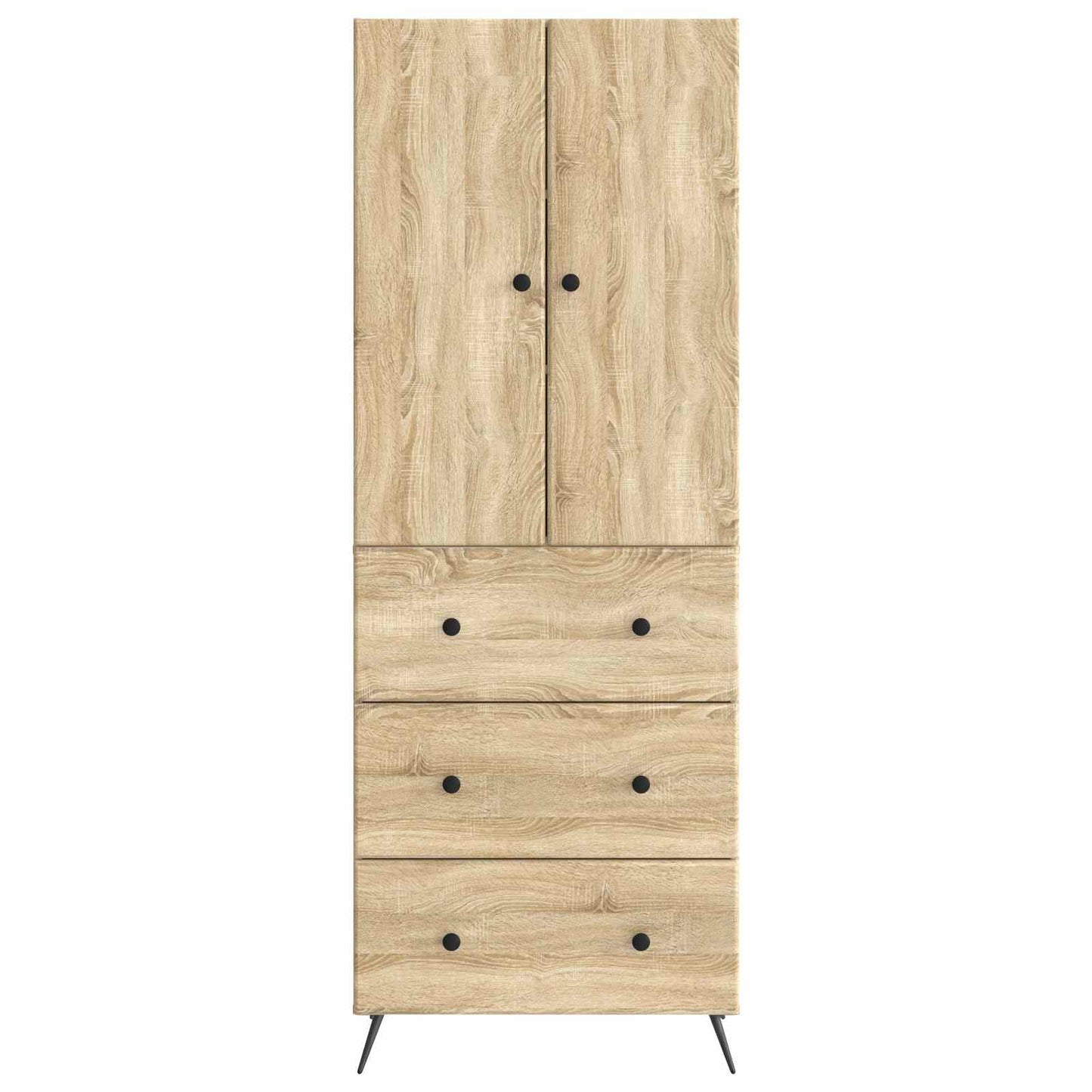 vidaXL Σέτ Ντουλαπιών 2 pcs Sonoma Δρυς 66 x 34,5 x 90 εκ