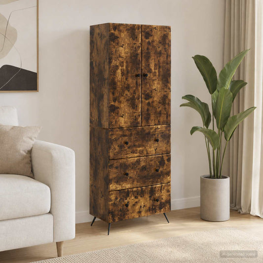 vidaXL Σέτ Ντουλαπιών 2 τμχ. 66 x 34,5 x 90 εκ Επεξεργασμένο Ξύλο