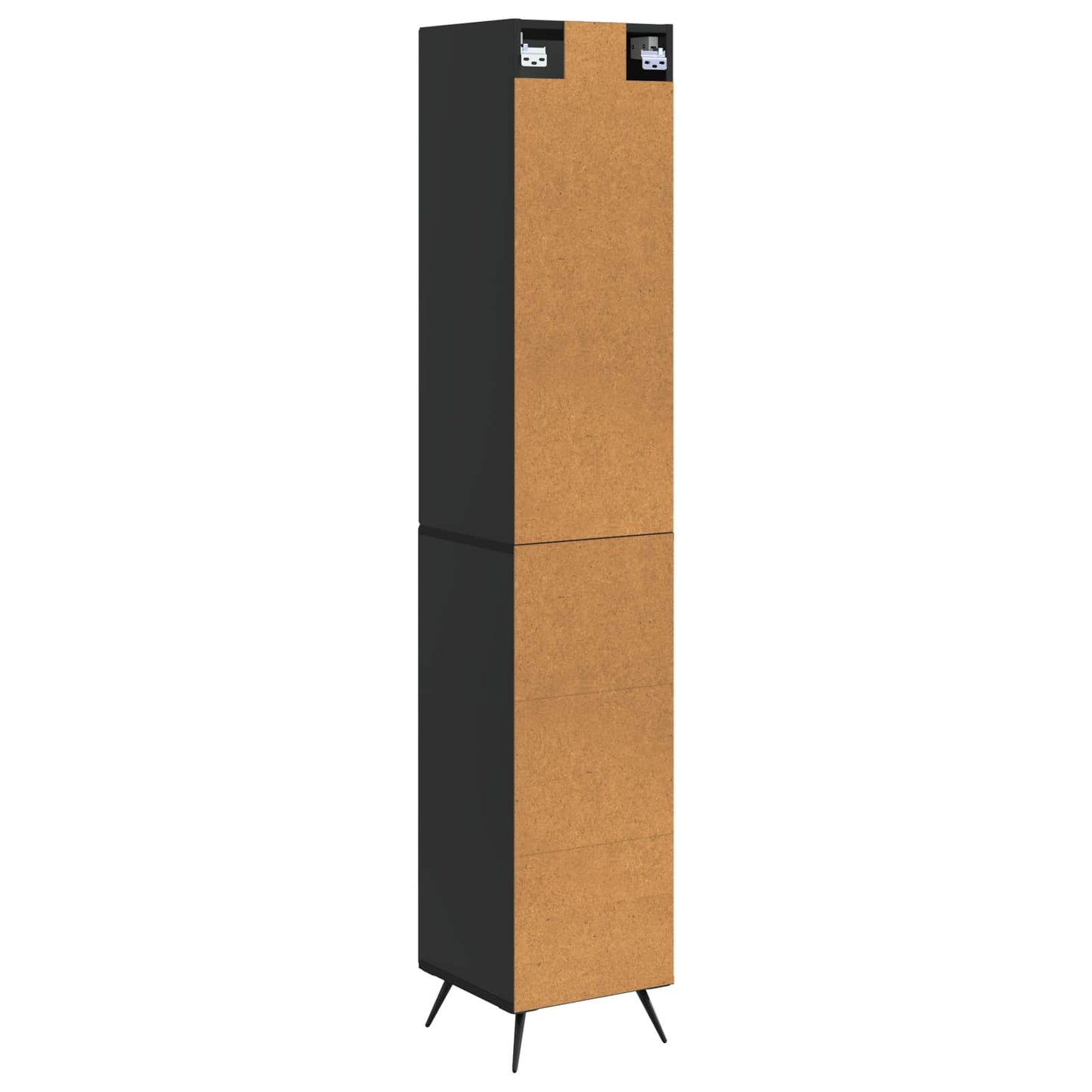 vidaXL Σέτ Ντουλαπιών 2 pcs Μαύρο 34,5 x 34,5 x 90 εκ.