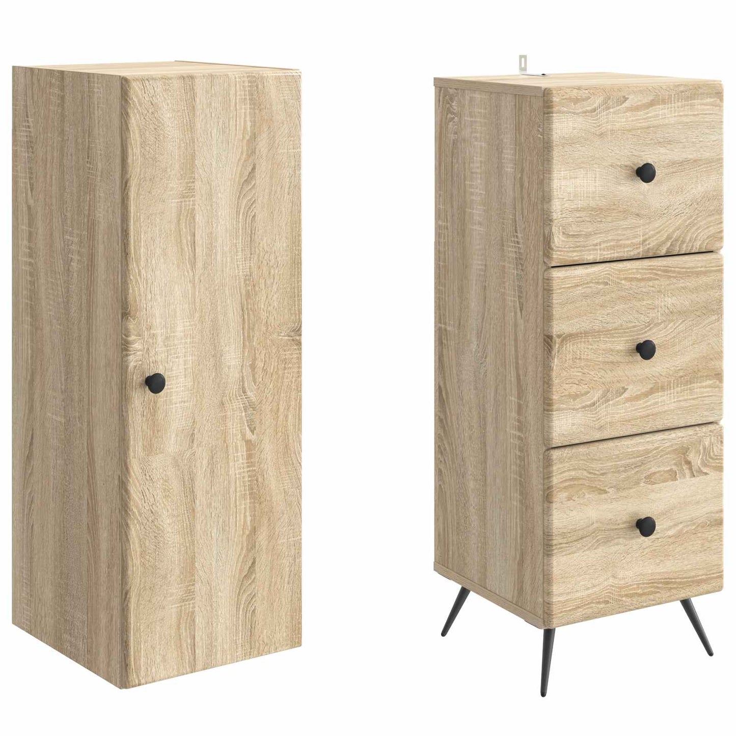 vidaXL Σέτ Ντουλαπιών 2 pcs Sonoma Δρυς 34,5 x 34,5 x 90 εκ.