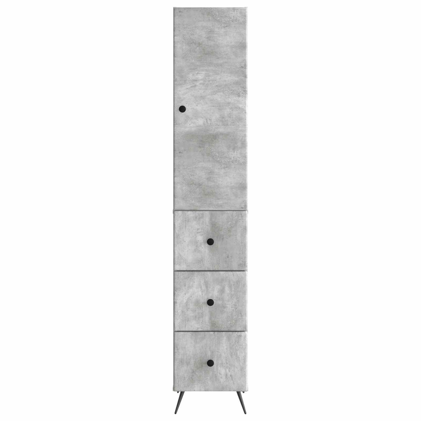 vidaXL Σέτ Ντουλαπιών 2 pcs Γκρι Σκυροδέματος 34,5 x 34,5 x 90 εκ.