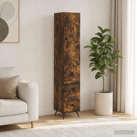 vidaXL Σέτ Ντουλαπιών 2 τμχ. 34,5 x 34,5 x 90 εκ. Επεξεργασμένο Ξύλο