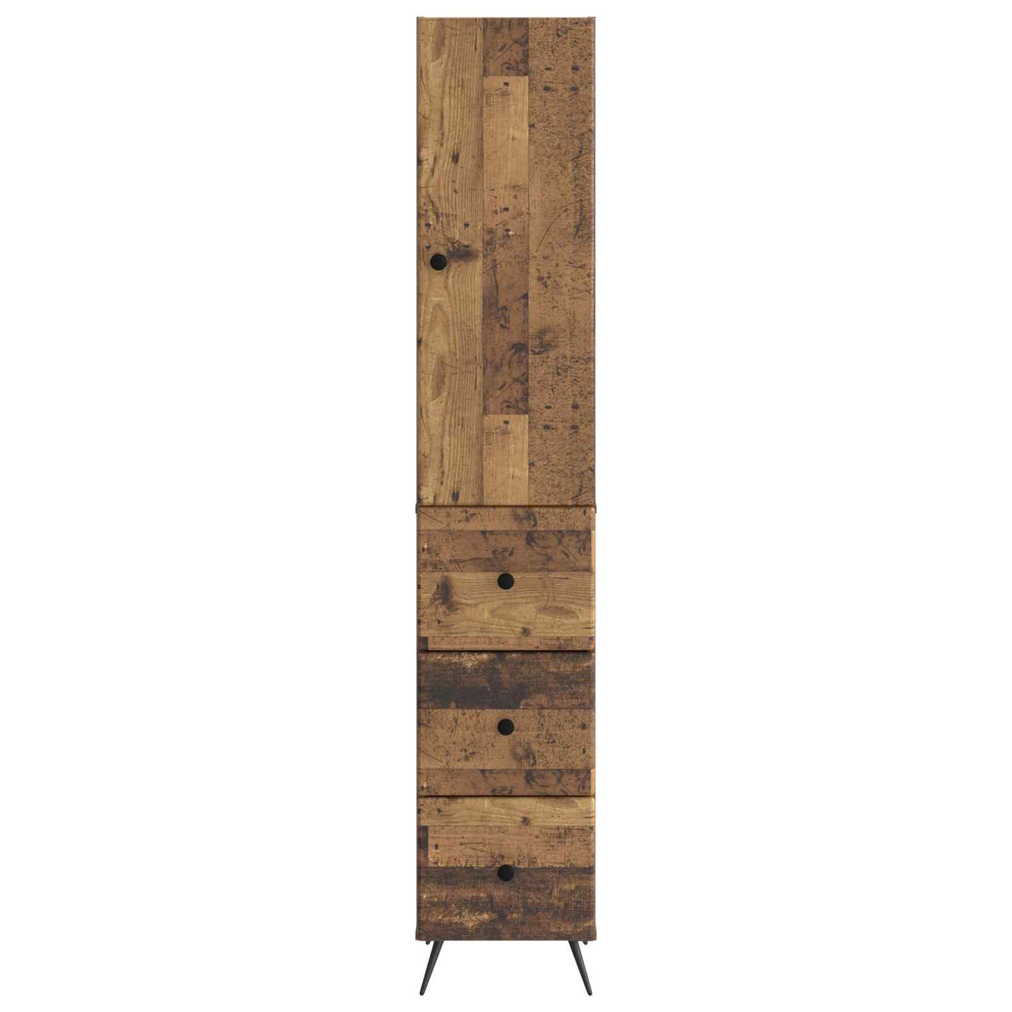 vidaXL Σέτ Ντουλαπιών 2 pcs Παλαιωμένο ξύλο 34,5 x 34,5 x 90 εκ.