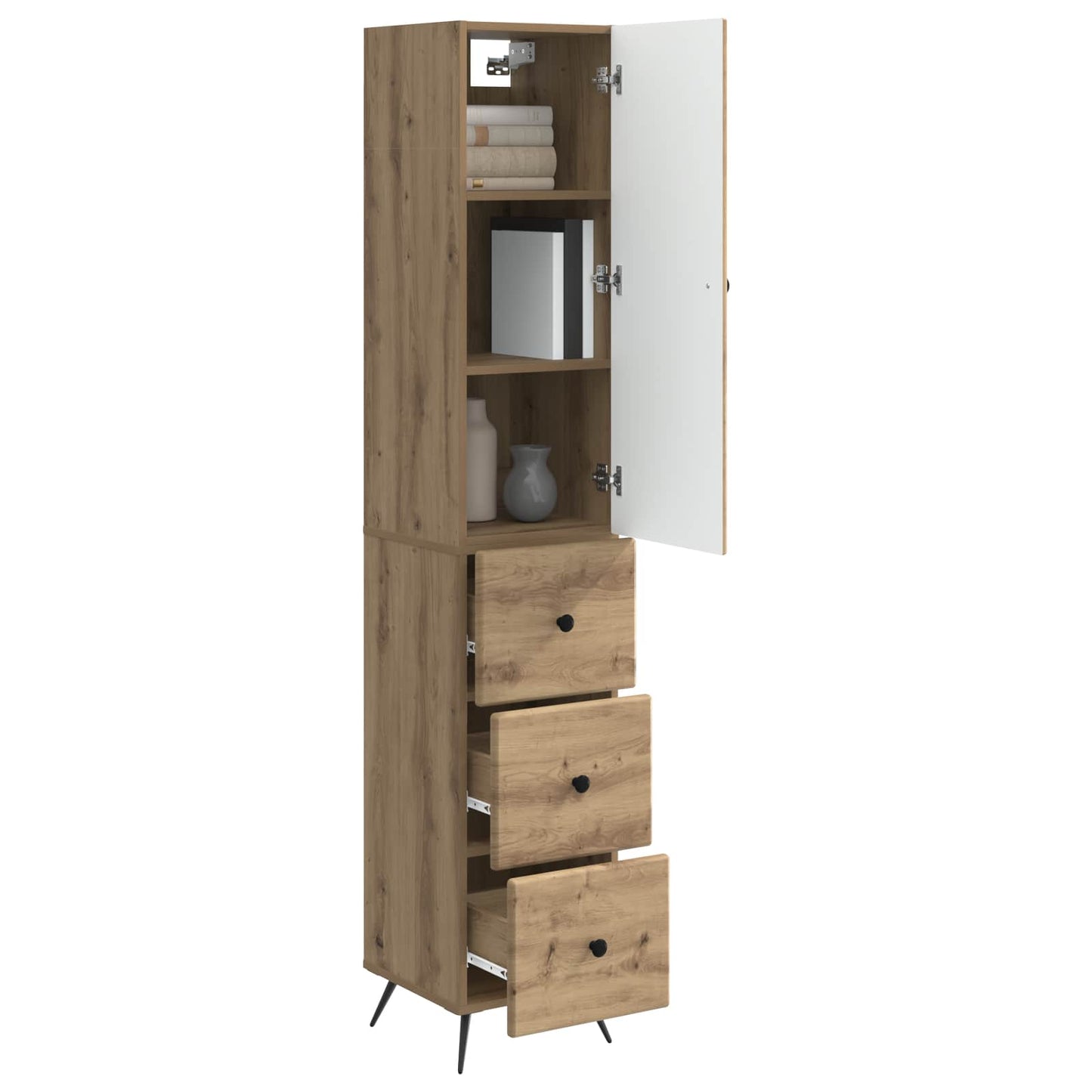 vidaXL Σέτ Ντουλαπιών 2 pcs Artisan Δρυς 34,5 x 34,5 x 90 εκ.