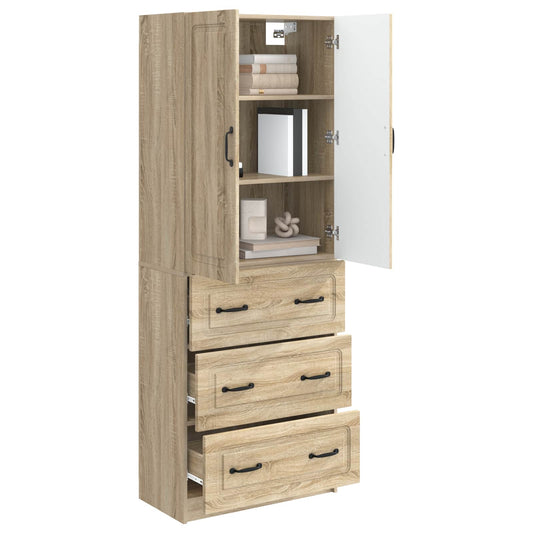 vidaXL Σέτ Ντουλαπιών 2 pcs Sonoma Δρυς 66 x 34,5 x 87 εκ.