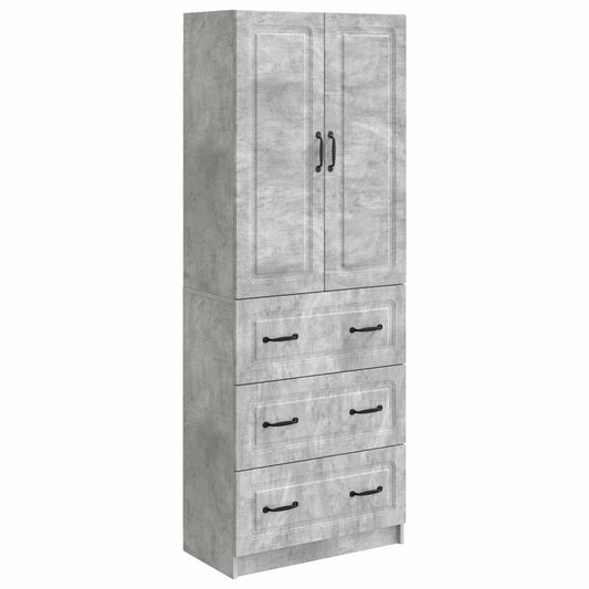 vidaXL Σέτ Ντουλαπιών 2 pcs Γκρι Σκυροδέματος 66 x 34,5 x 87 εκ.