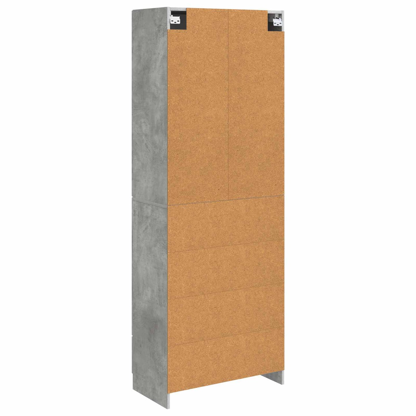 vidaXL Σέτ Ντουλαπιών 2 pcs Γκρι Σκυροδέματος 66 x 34,5 x 87 εκ.