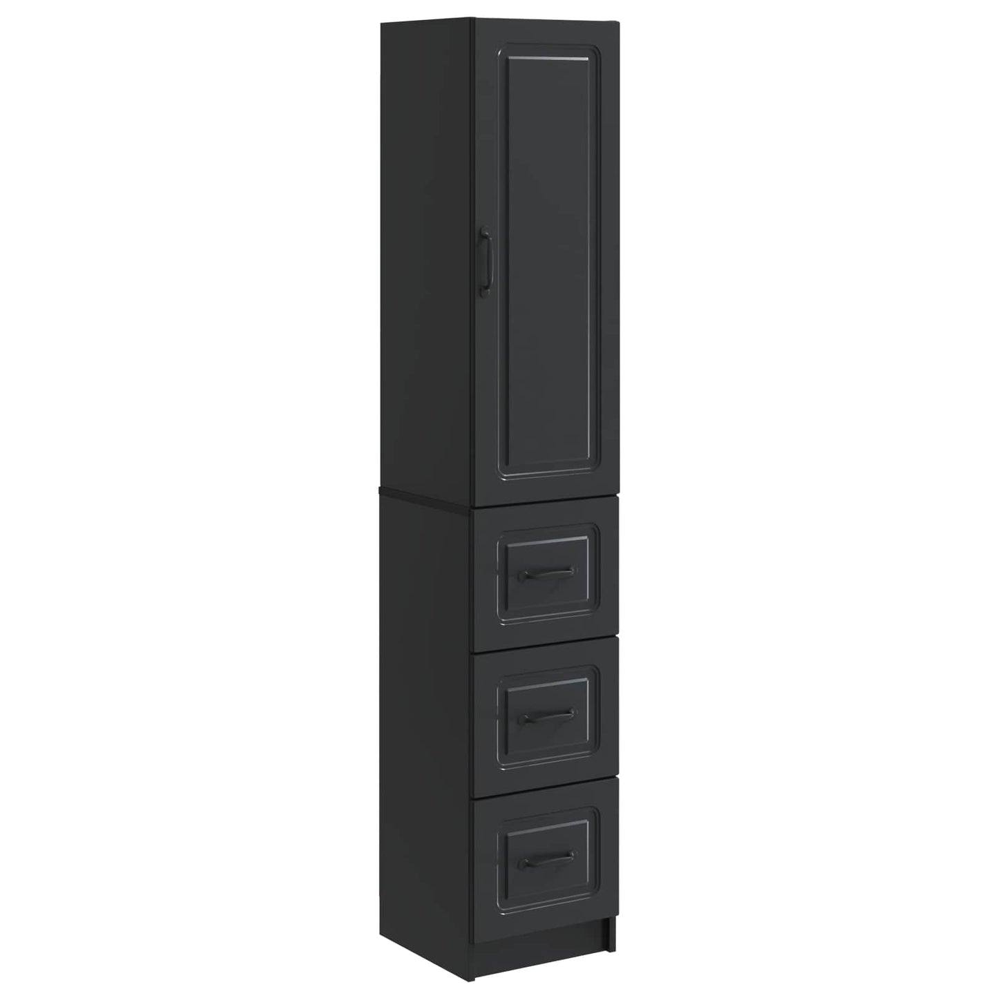 vidaXL Σέτ Ντουλαπιών 2 pcs Μαύρο 33 x 34,5 x 87 εκ.