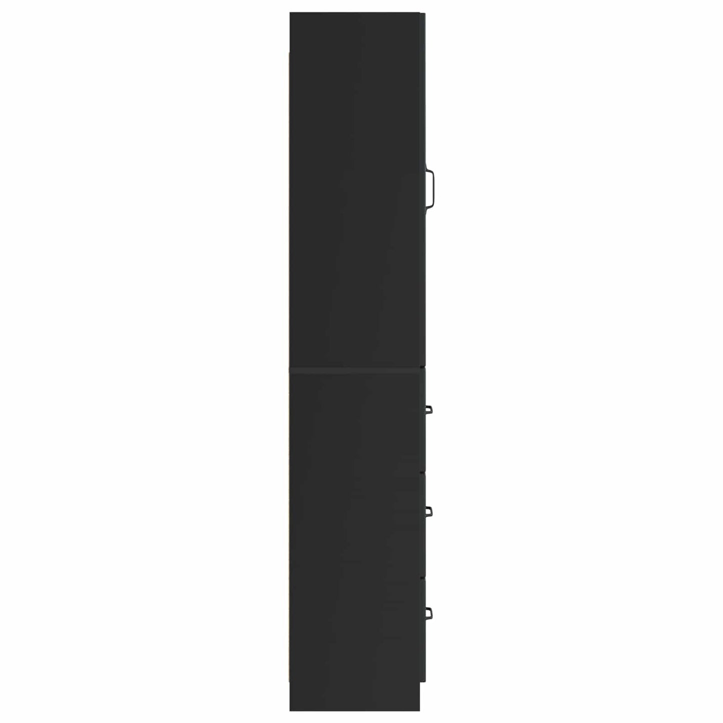 vidaXL Σέτ Ντουλαπιών 2 pcs Μαύρο 33 x 34,5 x 87 εκ.