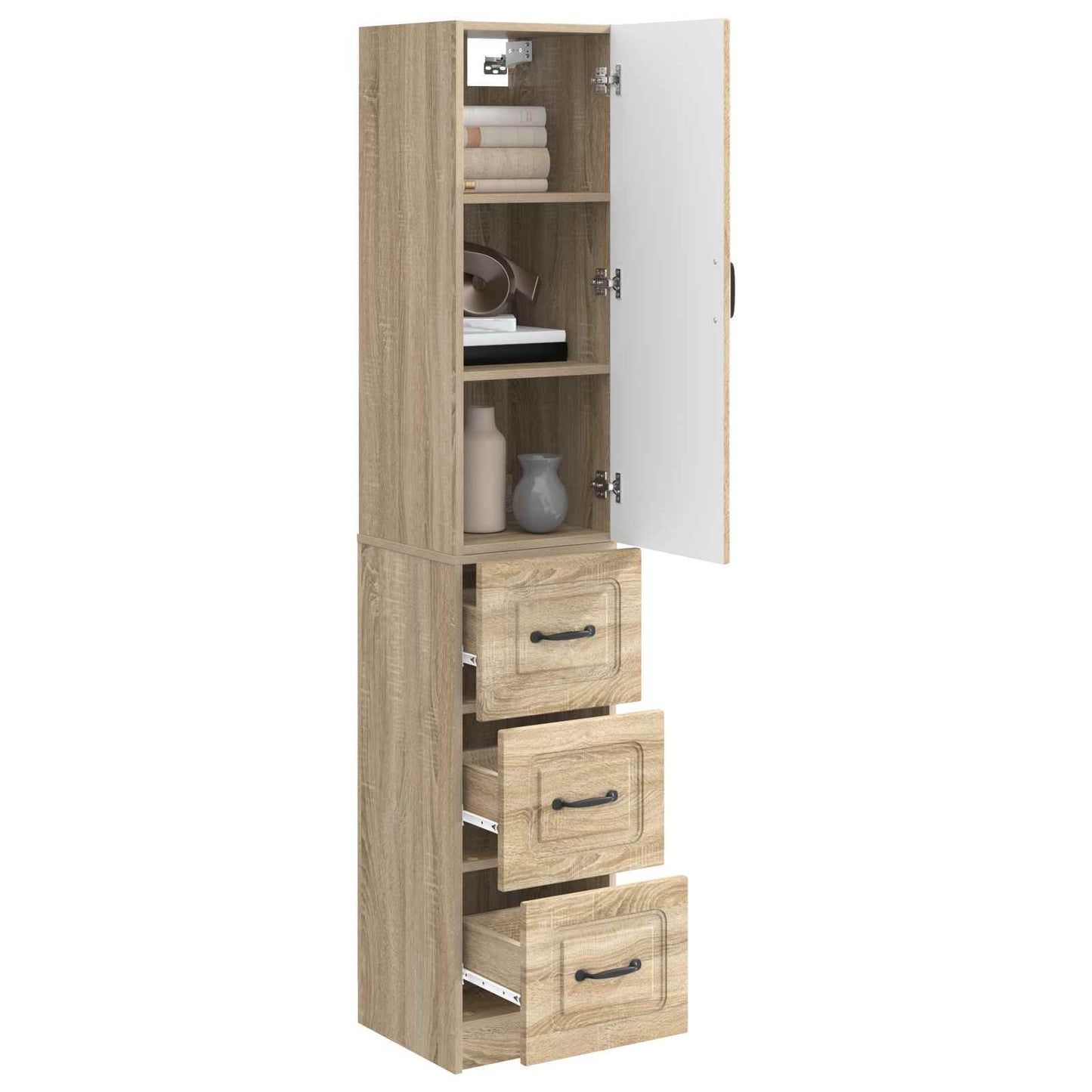 vidaXL Σέτ Ντουλαπιών 2 pcs Sonoma Δρυς 33 x 34,5 x 87 εκ.