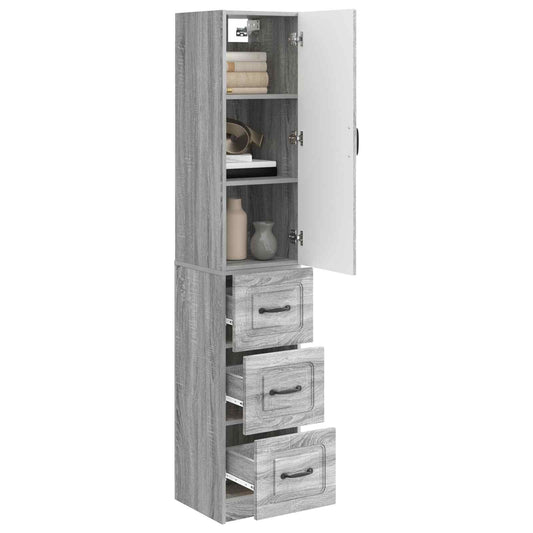 vidaXL Σέτ Ντουλαπιών 2 pcs Γκρι Sonoma 33 x 34,5 x 87 εκ.