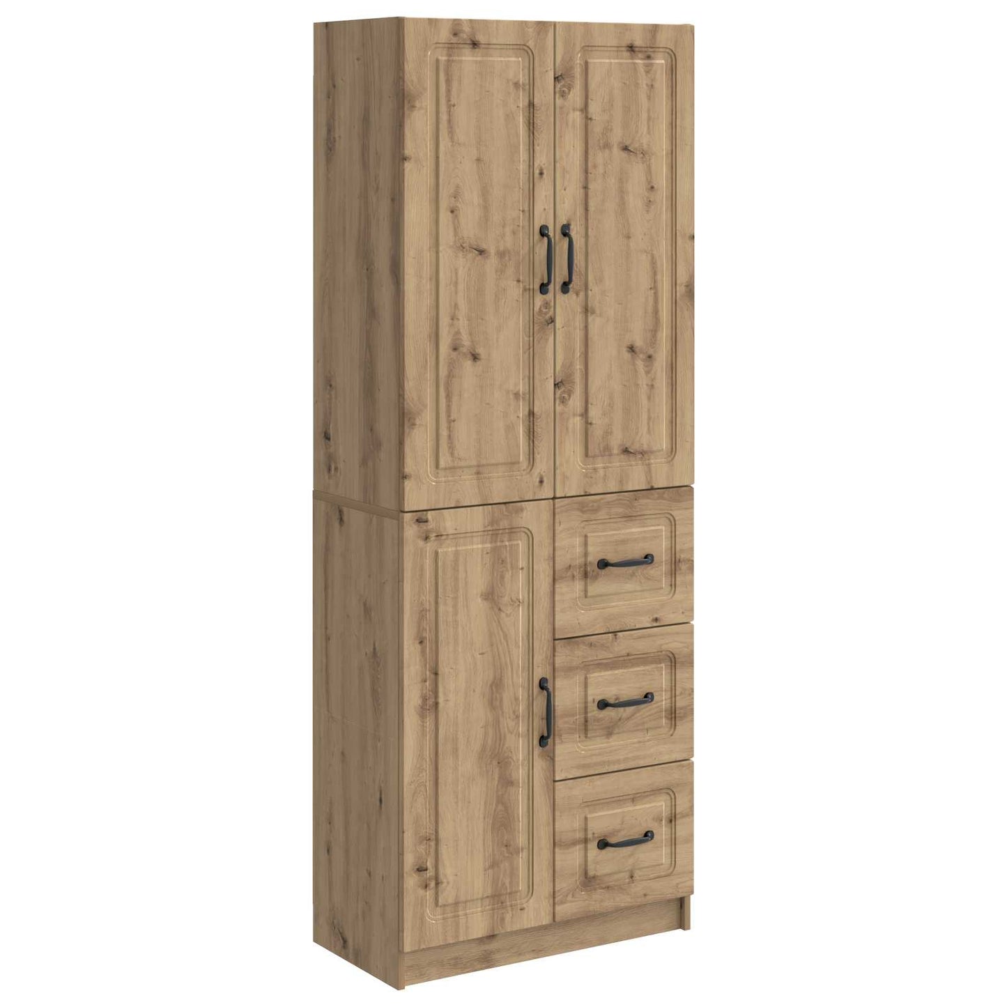 vidaXL Σέτ Ντουλαπιών 2 τμχ. Artisan Δρυς Επεξεργασμένο Ξύλο