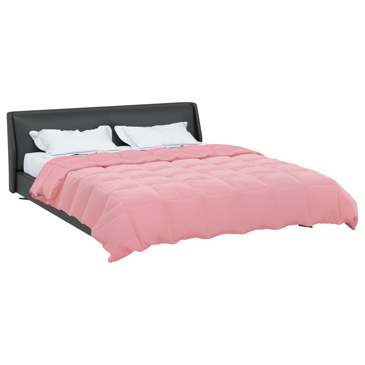 vidaXL Κουβέρτα ολόκληρου του χρόνου Ροζ 200 x 220 cm Μικροΐνες