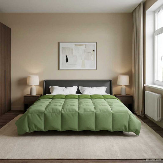 vidaXL Κουβέρτα ολόκληρου του χρόνου 220 x 260 cm 4 Εποχές Πράσινο