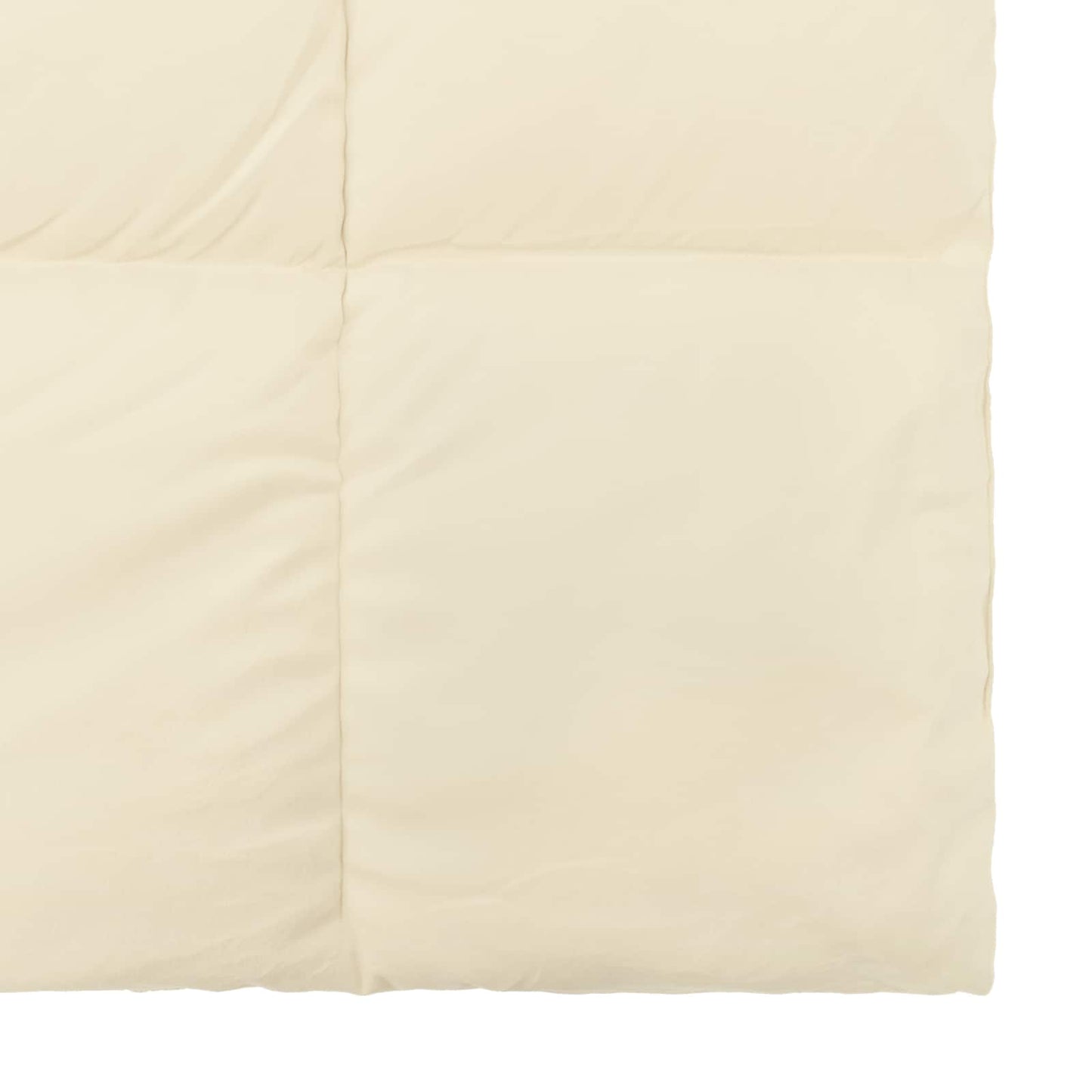 vidaXL Κουβέρτα ολόκληρου του χρόνου Κρεμ 240 x 260 εκ. Μικροΐνες