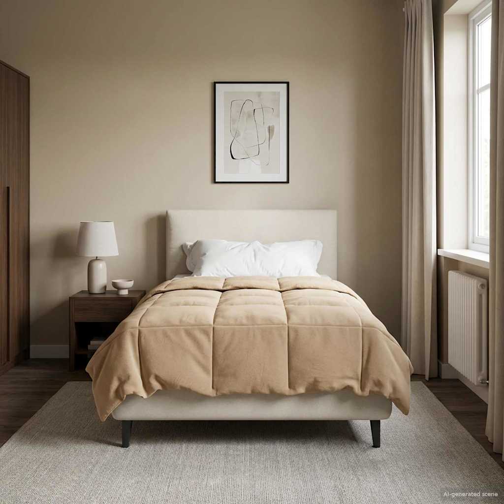 vidaXL Χειμερινό Παπλωματοθήκη Ουαντινγκ Ροζ 155 x 220 cm Μικροΐνες