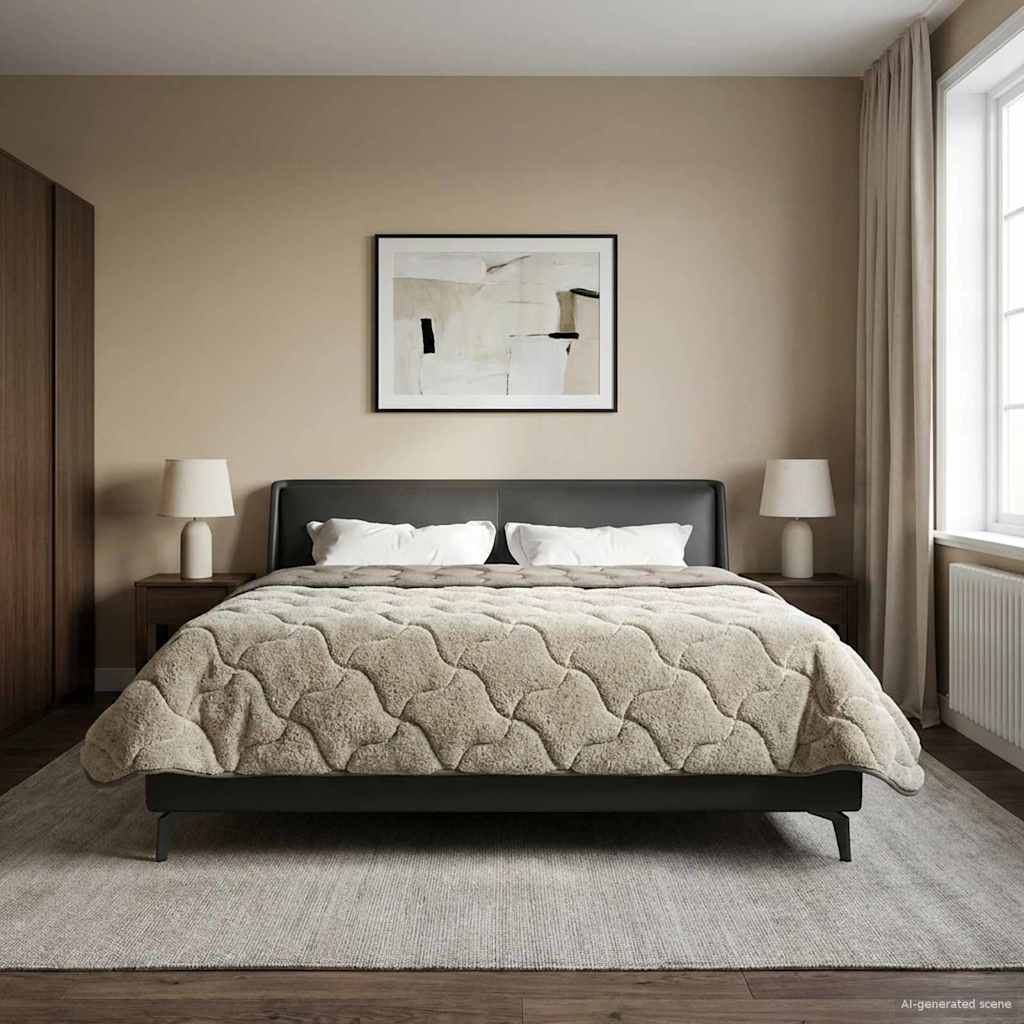 vidaXL Κουβέρτα ολόκληρου του χρόνου Ανοιχτό γκρι 220 x 240 cm