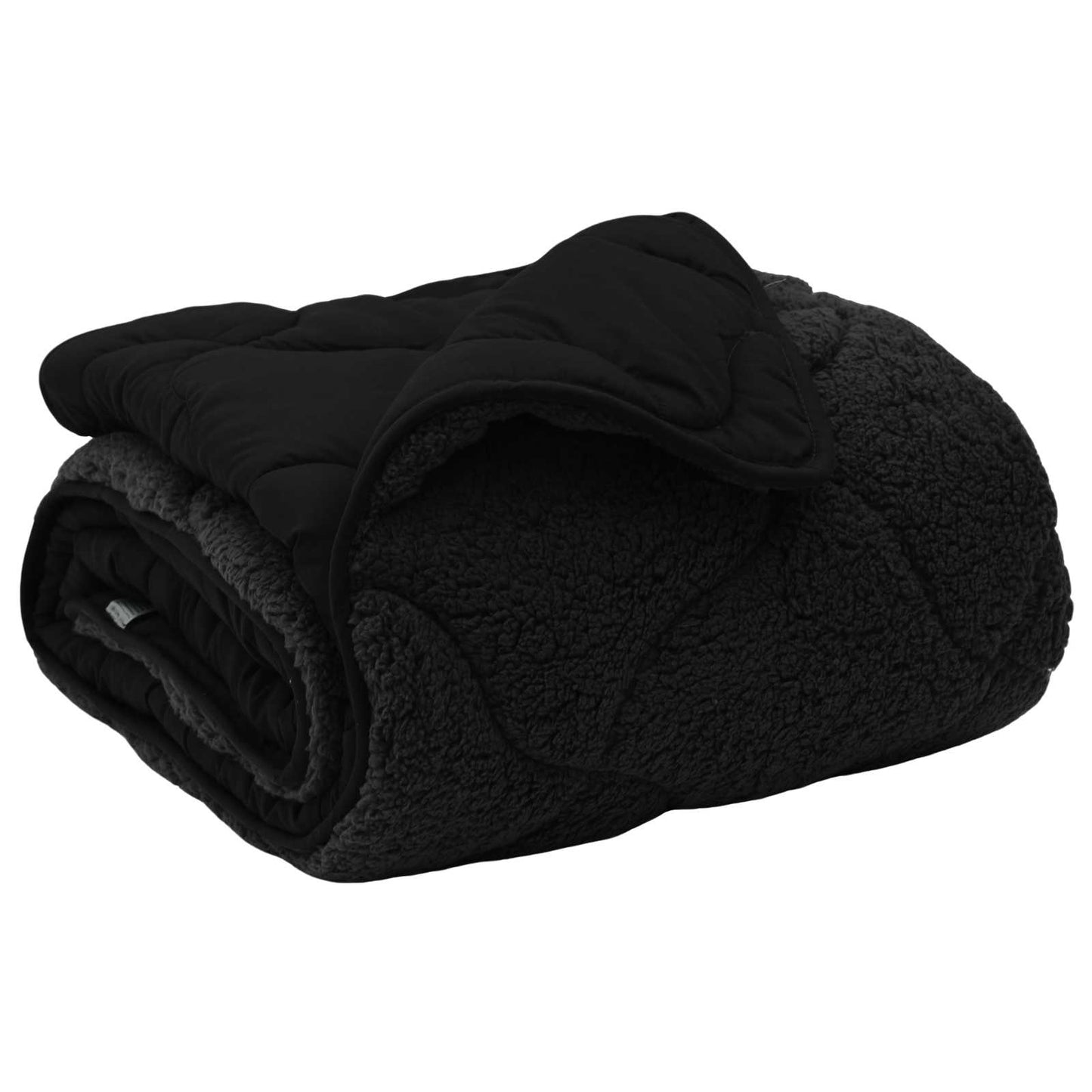 vidaXL Κουβέρτα ολόκληρου του χρόνου Ουαντινγκ Μαύρο 240 x 260 εκ.