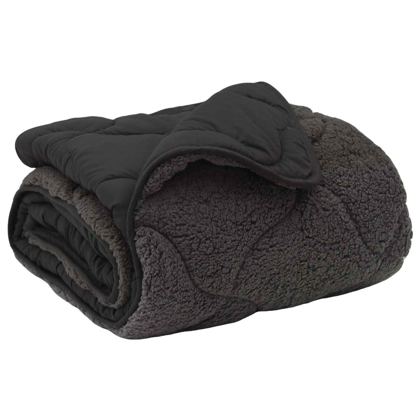 vidaXL Χειμερινό Παπλωματοθήκη Ουαντινγκ Ανθρακί 200 x 240 cm