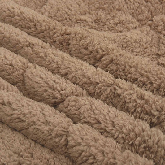 vidaXL Χειμερινό Παπλωματοθήκη 220 x 240 cm Χειμώνας Taupe Αναπνεύσιμο