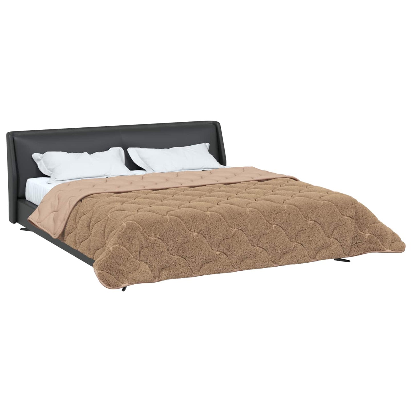 vidaXL Χειμερινό Παπλωματοθήκη Ουαντινγκ Taupe 220 x 240 cm