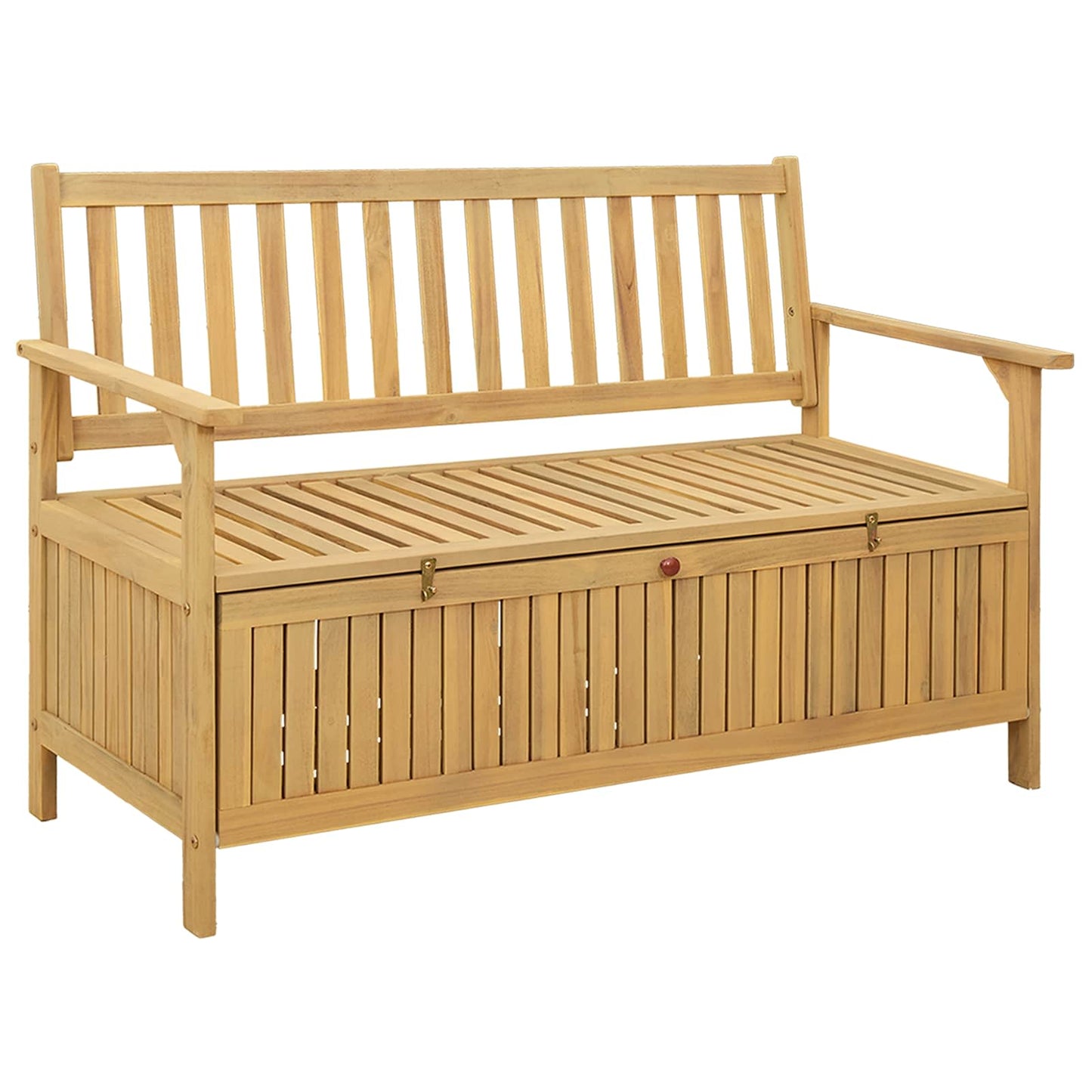 vidaXL Παγκάκι με αποθήκευση 2 -Seater 120 x 63 x 84 cm Σταθερή Ακακία