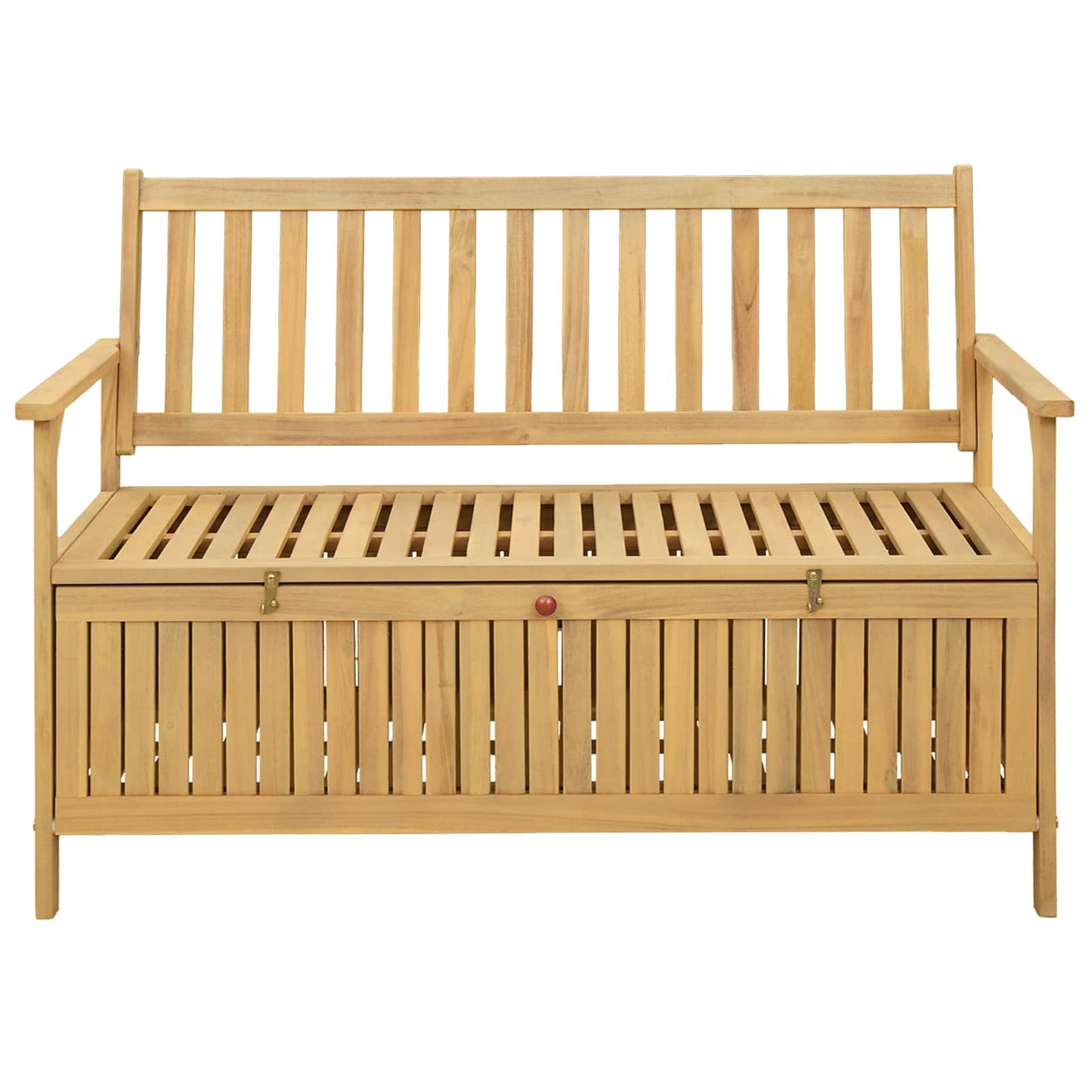 vidaXL Παγκάκι με αποθήκευση 2 -Seater 120 x 63 x 84 cm Σταθερή Ακακία