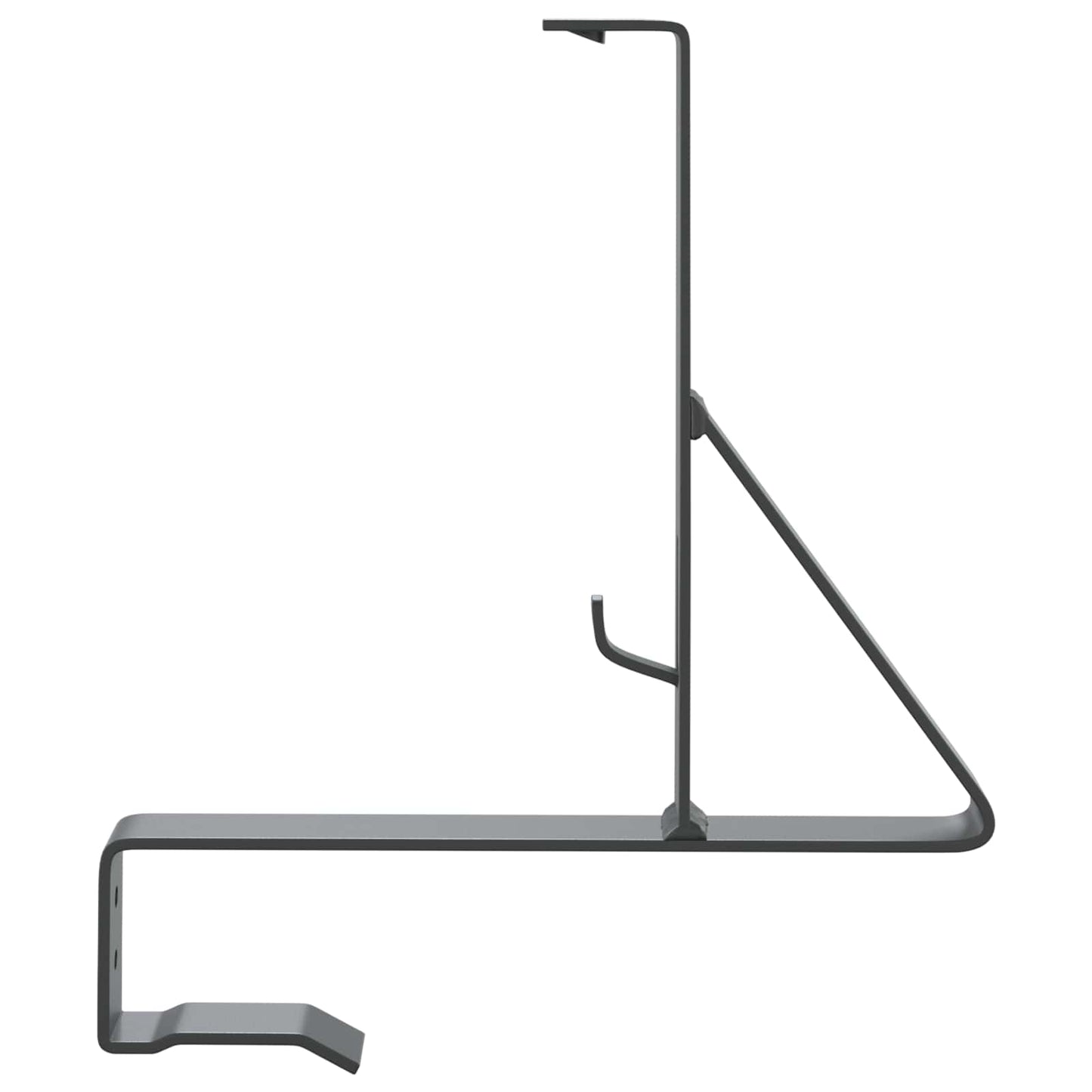 vidaXL Υποστήριξη Φράχτη Χιονιού 12 pcs Ανθρακί 29,5 x 3 x 34,5 εκ