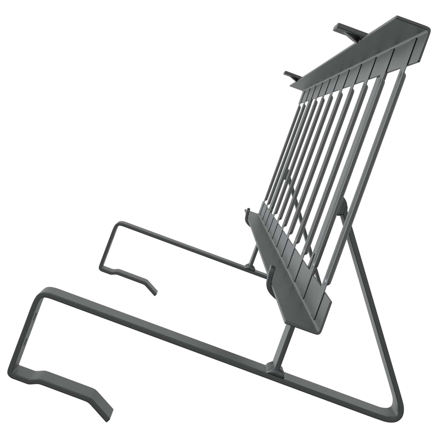 vidaXL Φρουρός χιονιού οροφής Ανθρακί 100 x 29,5 x 34,5 εκ Ατσάλι