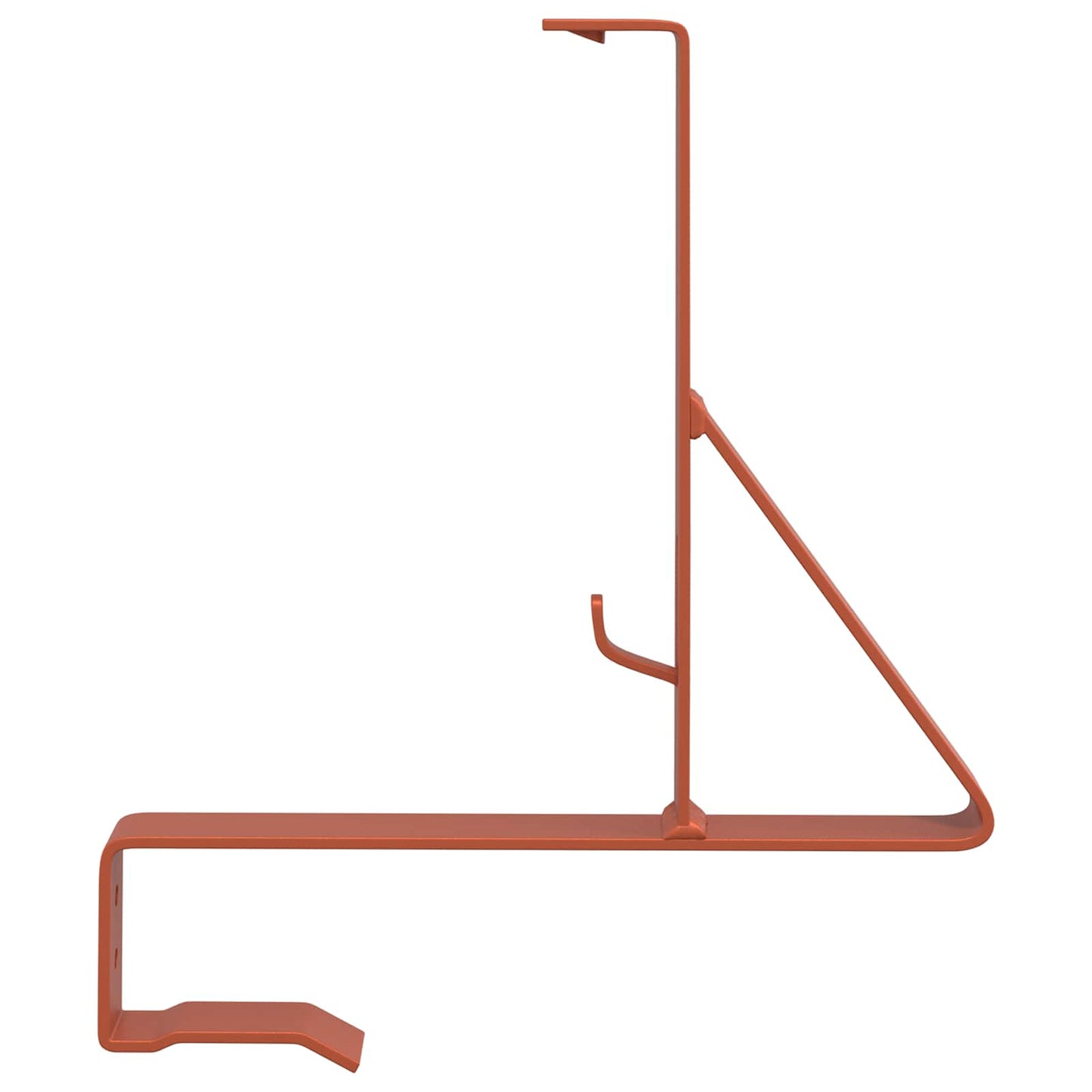 vidaXL Υποστήριξη Φράχτη Χιονιού 12 pcs Κόκκινο 29,5 x 3 x 34,5 εκ