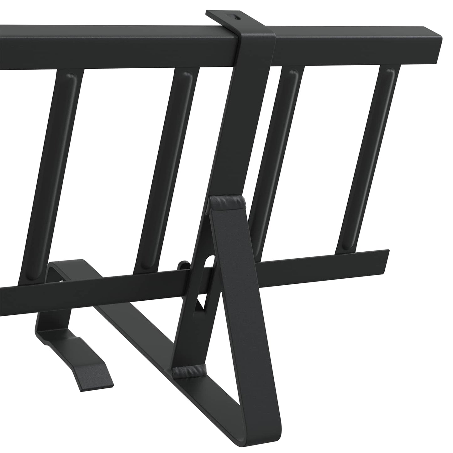 vidaXL Φρουρός χιονιού οροφής Μαύρο 800 x 29,5 x 34,5 εκ Ατσάλι