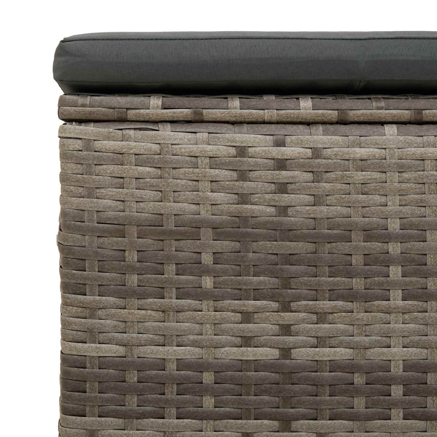 vidaXL Υποπόδιο κήπου με μαξιλάρι 40 x 30 x 40 εκ