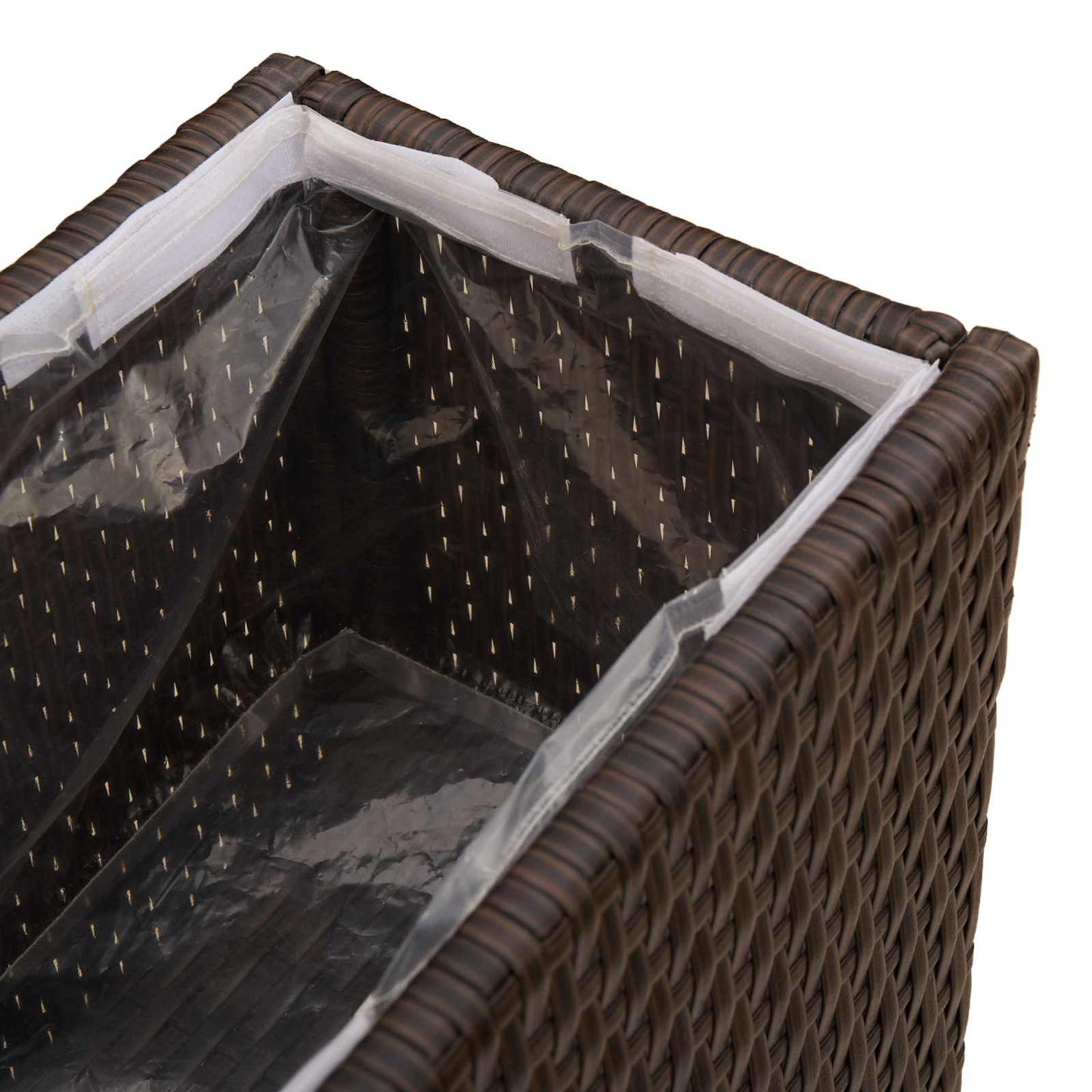 vidaXL Ψηλός γλάστρα 55 x 22 x 70 εκ Ναι