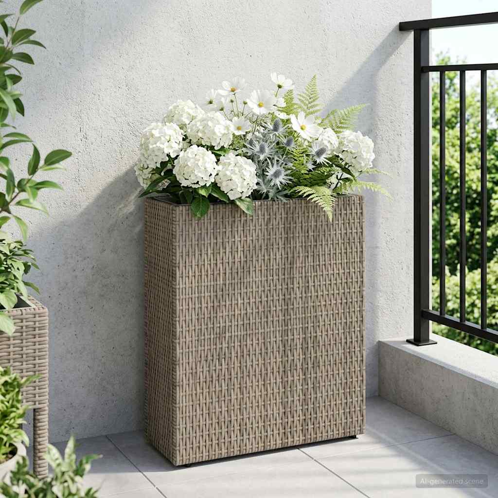 vidaXL Ψηλός γλάστρα 55 x 22 x 70 εκ Ναι