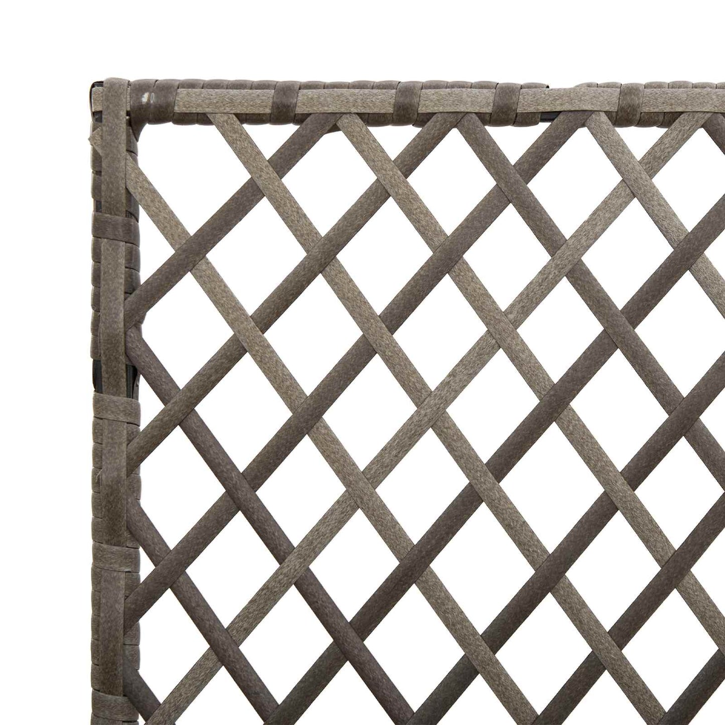 vidaXL Κηποτινάκι με Τρέλα Γκρι 35 x 30 x 135 εκ συνθετικό ρατάν
