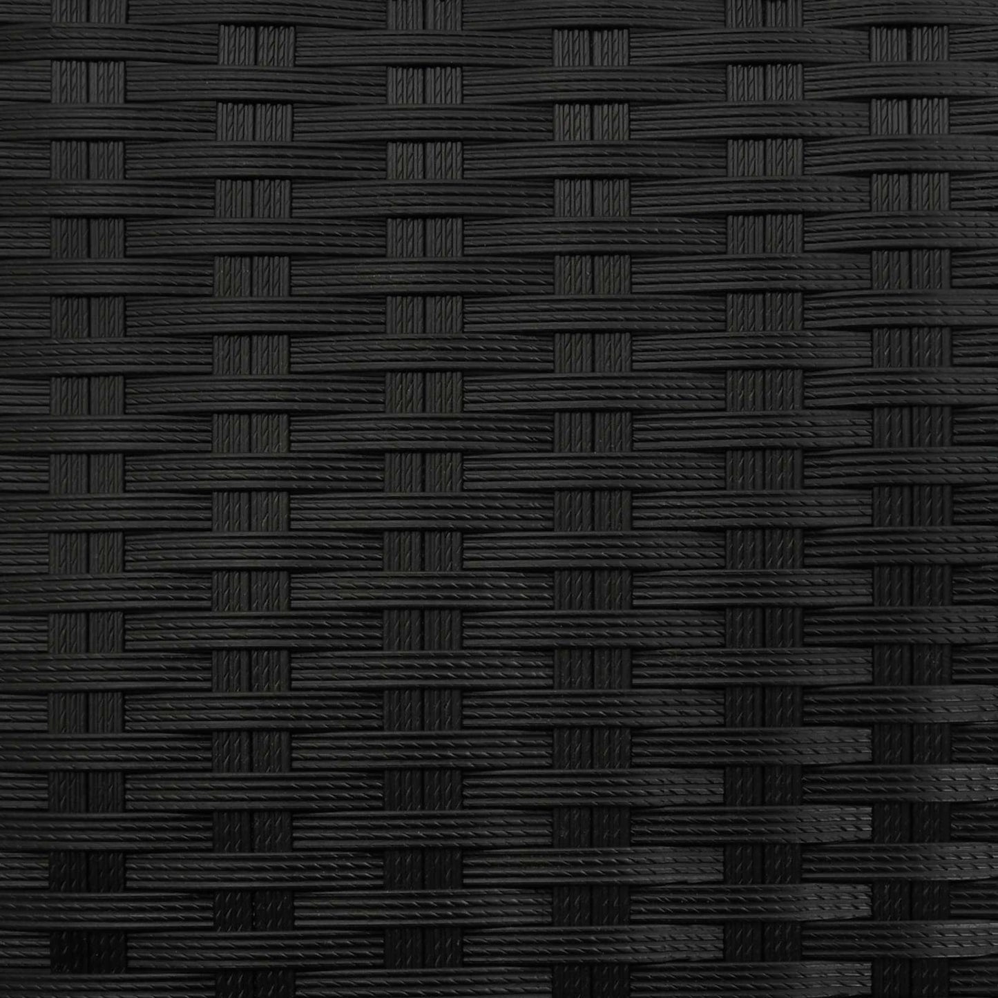 vidaXL Τραπεζάκι Πλευράς Μαύρο 35 x 35 x 70 cm συνθετικό ρατάν