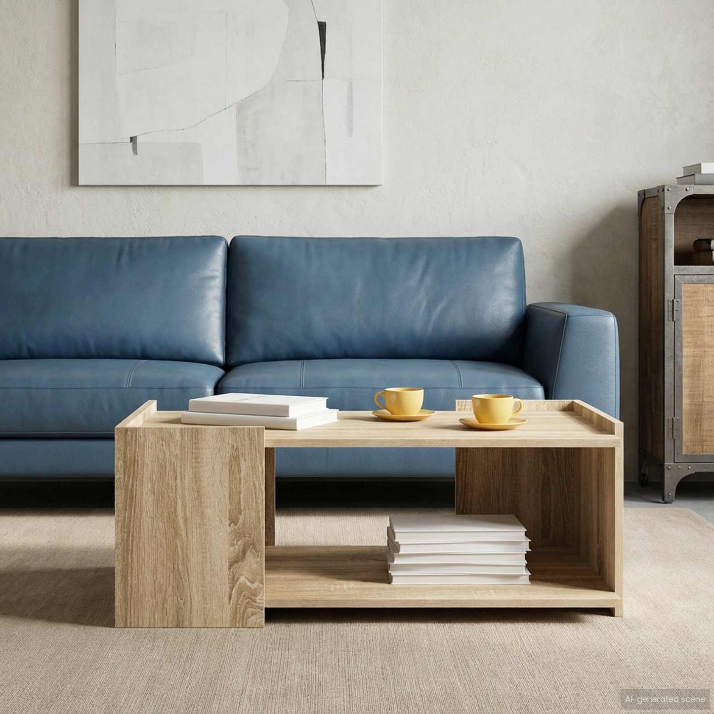 vidaXL Τραπεζάκι σαλονιού Sonoma Δρυς 90 x 50 x 33 εκ.