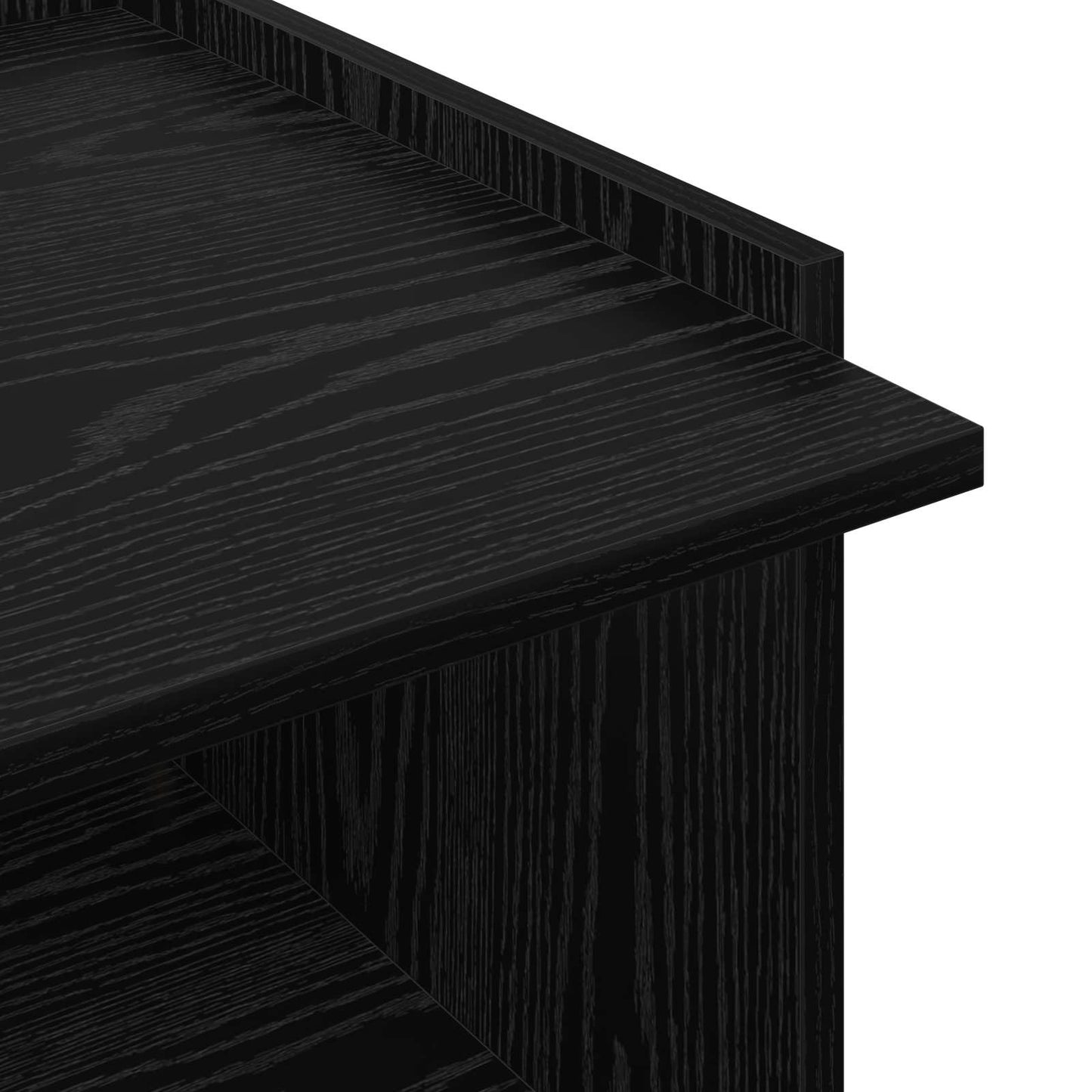 vidaXL Τραπεζάκι σαλονιού Μαύρη Δρυς 50,5 x 50 x 33 εκ.