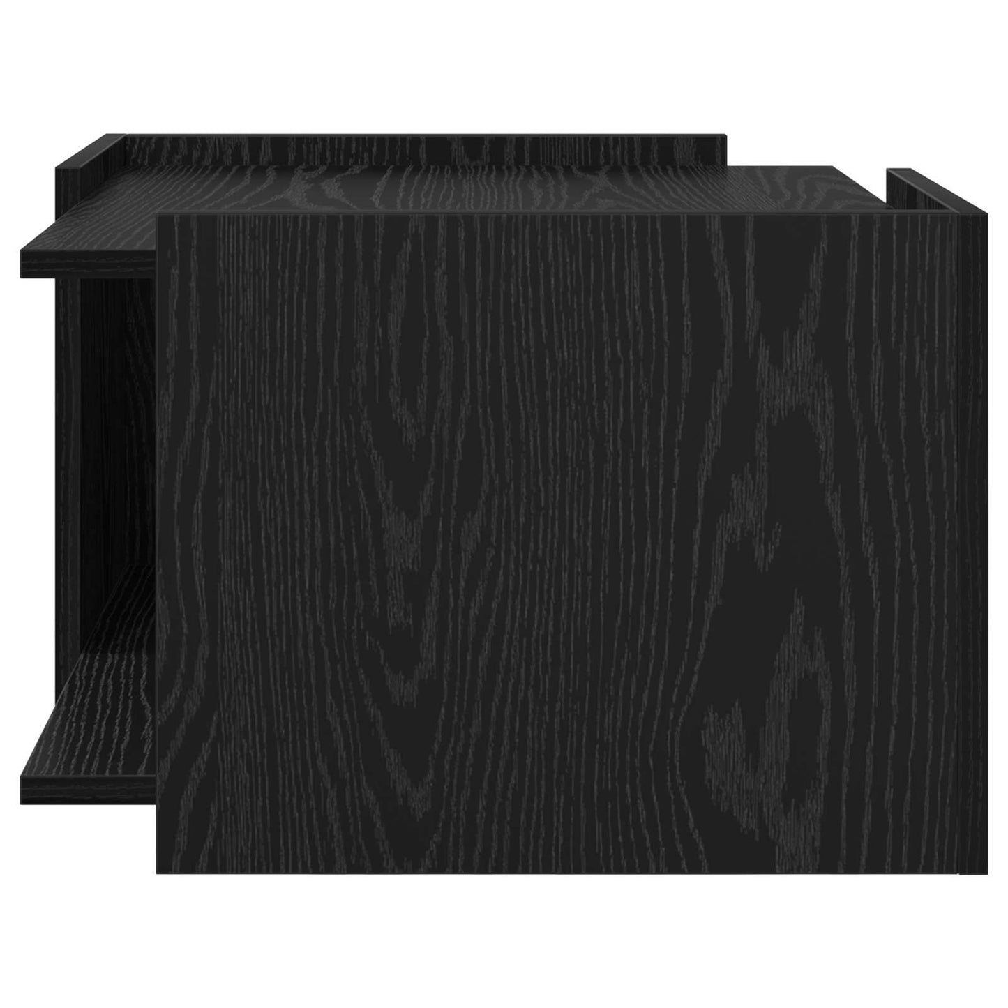 vidaXL Τραπεζάκι σαλονιού Μαύρη Δρυς 50,5 x 50 x 33 εκ.