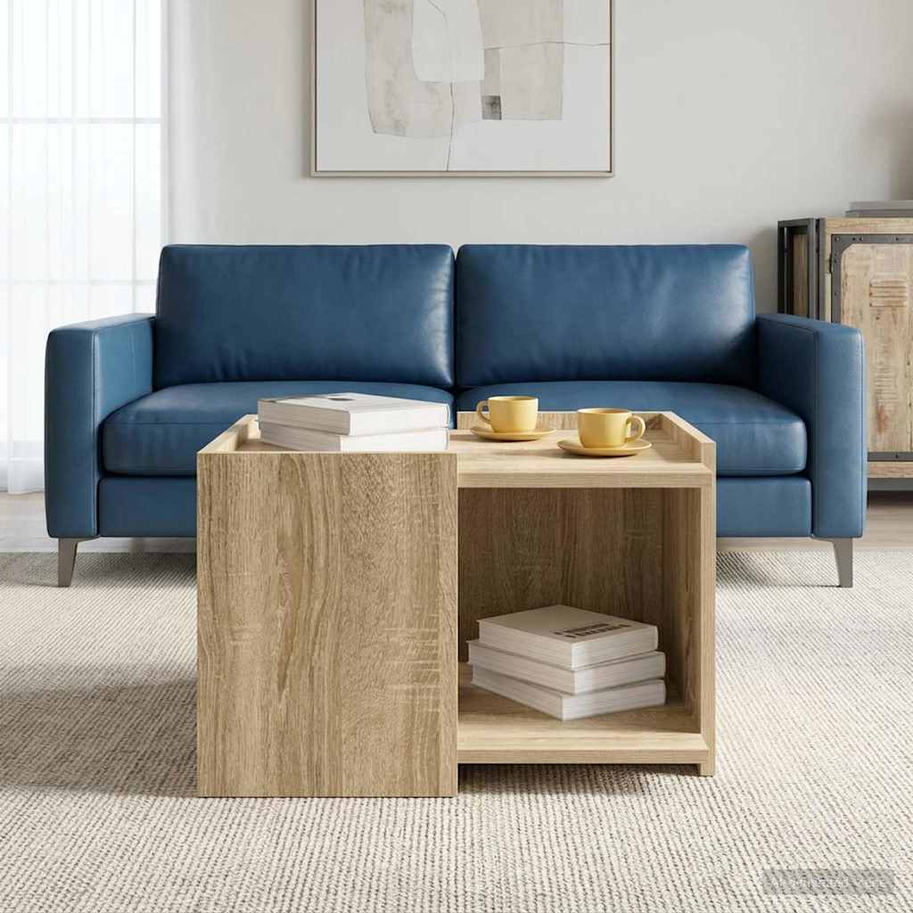 vidaXL Τραπεζάκι σαλονιού Sonoma Δρυς 50,5 x 50 x 33 εκ.